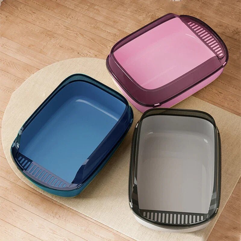 Varlo — Large Cat Litter Box with Anti-Splash High Sides