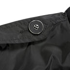 Varro — Premium Cotton Trench Coat with Plaid Lining and Utility Pockets (Black XS) - | Zavonix