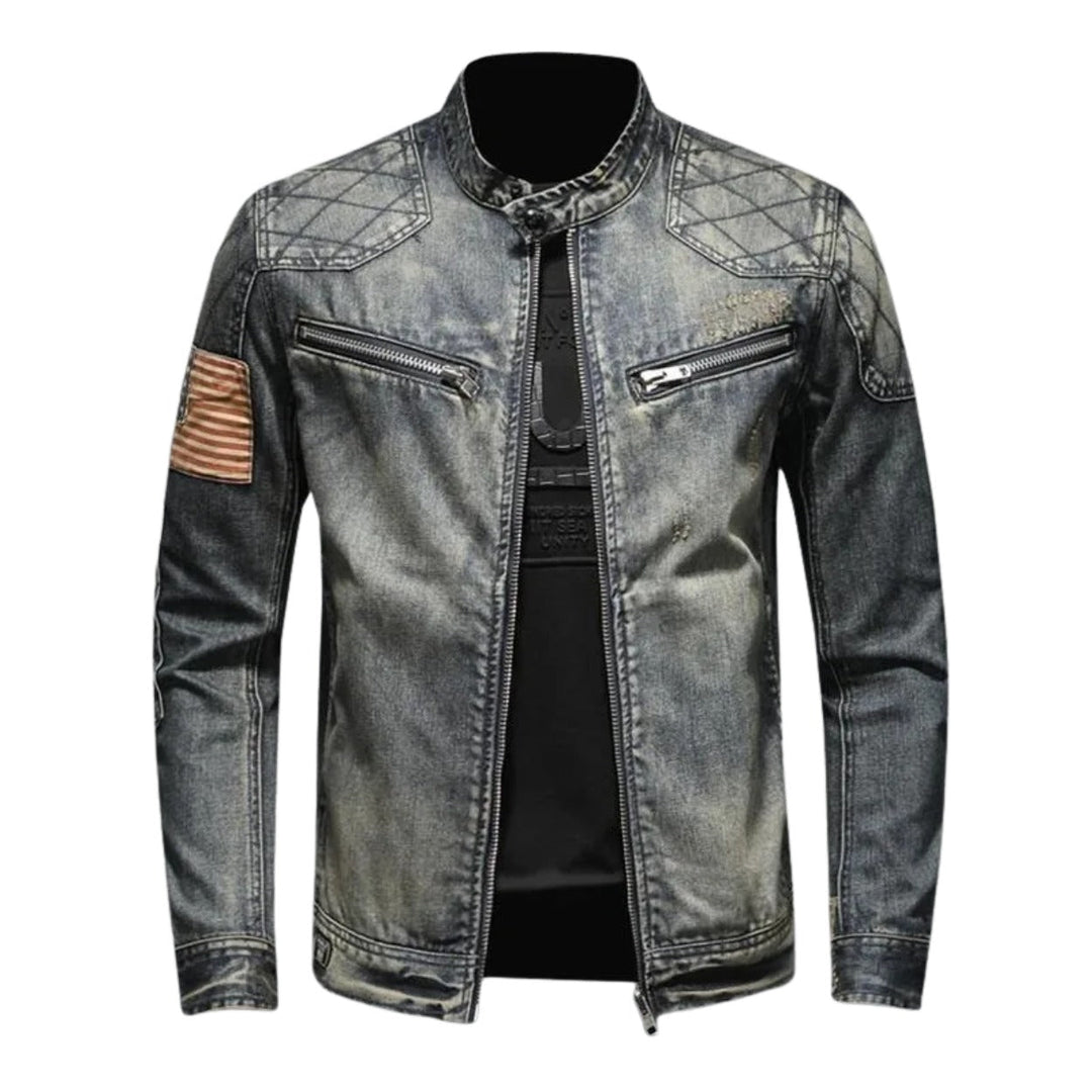 Vaskerell Quilted Denim Jacket product image 6