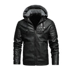 Vegan Edge Leather Jacket (Burgundy S) - Jacket | Zavonix