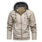 Vegan Edge Leather Jacket (White S) - Jacket | Zavonix