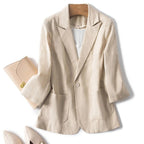 VeilLuxe™ Linen — Own Every Room with Effortless, Unshakable Grace (Beige XS) - | Zavonix