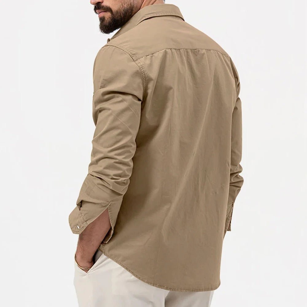 Vellmare Shirt (Khaki S) - | Zavonix