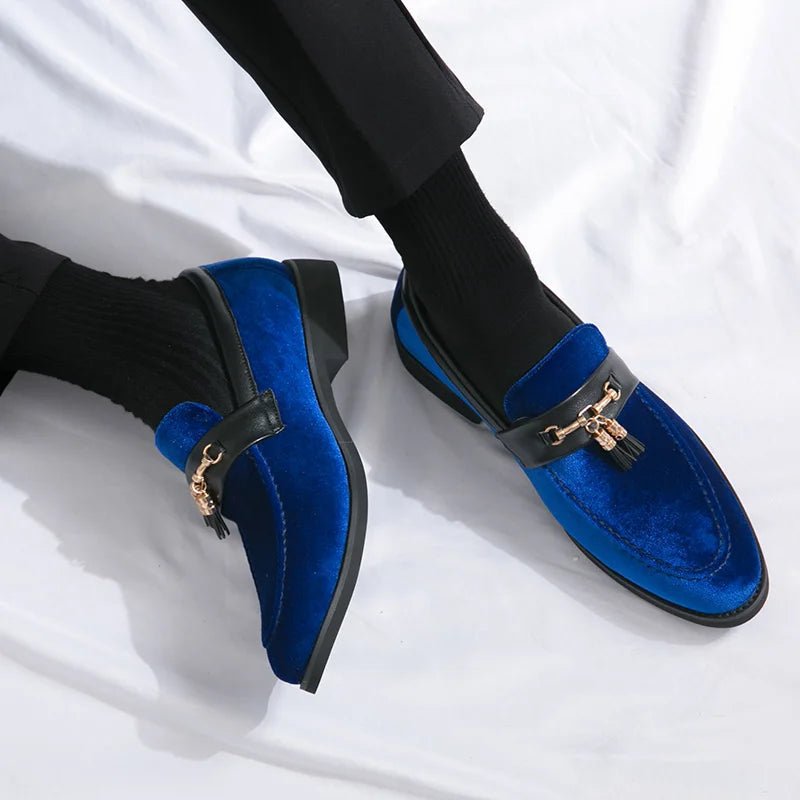 Velvet Loafers (Black 6) - | Zavonix