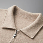 Velora — Men’s Premium Cashmere Jacket with Cozy Fit (Olive S) - | Zavonix