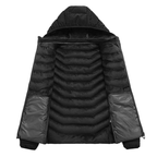 Velronix — Lightweight Thermal Coat with Advanced Insulation and Hood (Black XS) - | Zavonix