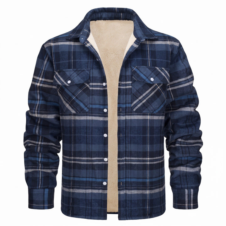 Veltruskane Fleece-Lined Plaid Shirt Jacket product image 1