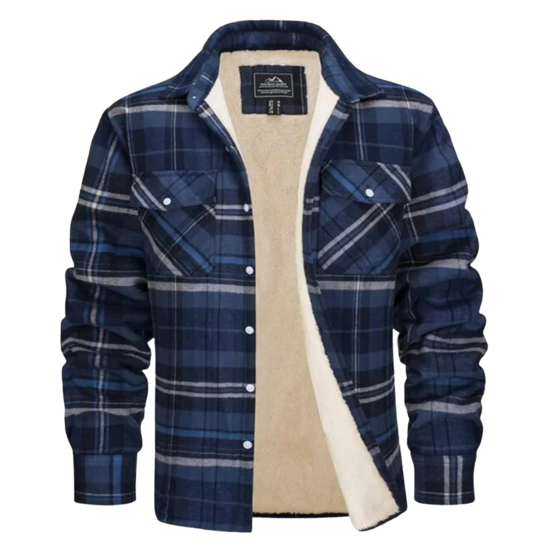 Veltruskane Fleece-Lined Plaid Shirt Jacket product image 2