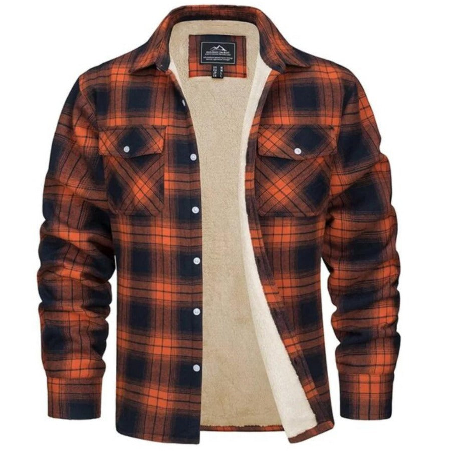 Veltruskane Fleece-Lined Plaid Shirt Jacket product image 3