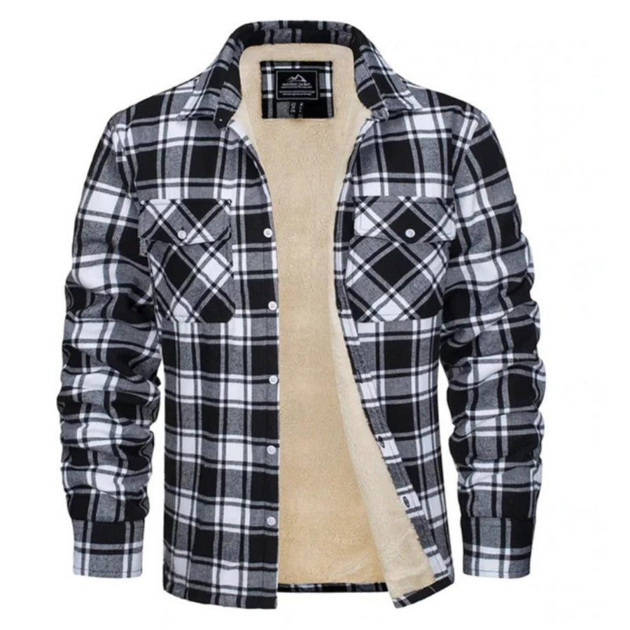 Veltruskane Fleece-Lined Plaid Shirt Jacket product image 6