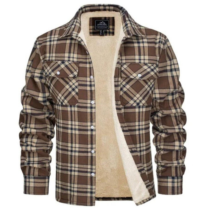 Veltruskane Fleece-Lined Plaid Shirt Jacket product image 7