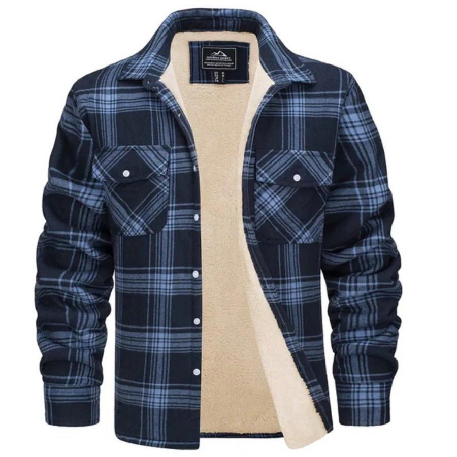 Veltruskane Fleece-Lined Plaid Shirt Jacket product image 8