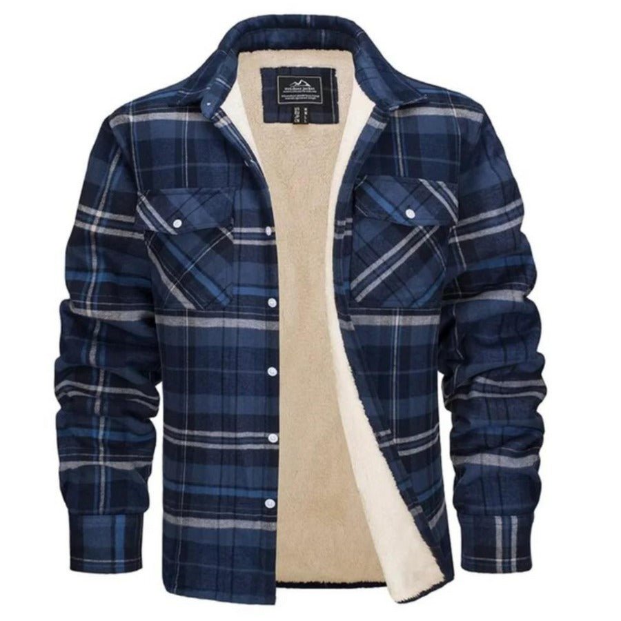 Veltruskane Fleece-Lined Plaid Shirt Jacket product image 9
