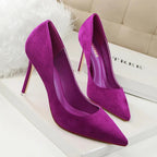 Velvié Slim Stiletto Heels (Red 4) - | Zavonix