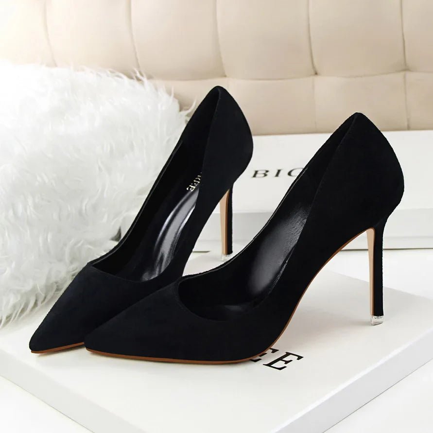 Velvié Slim Stiletto Heels (Red 4) - | Zavonix