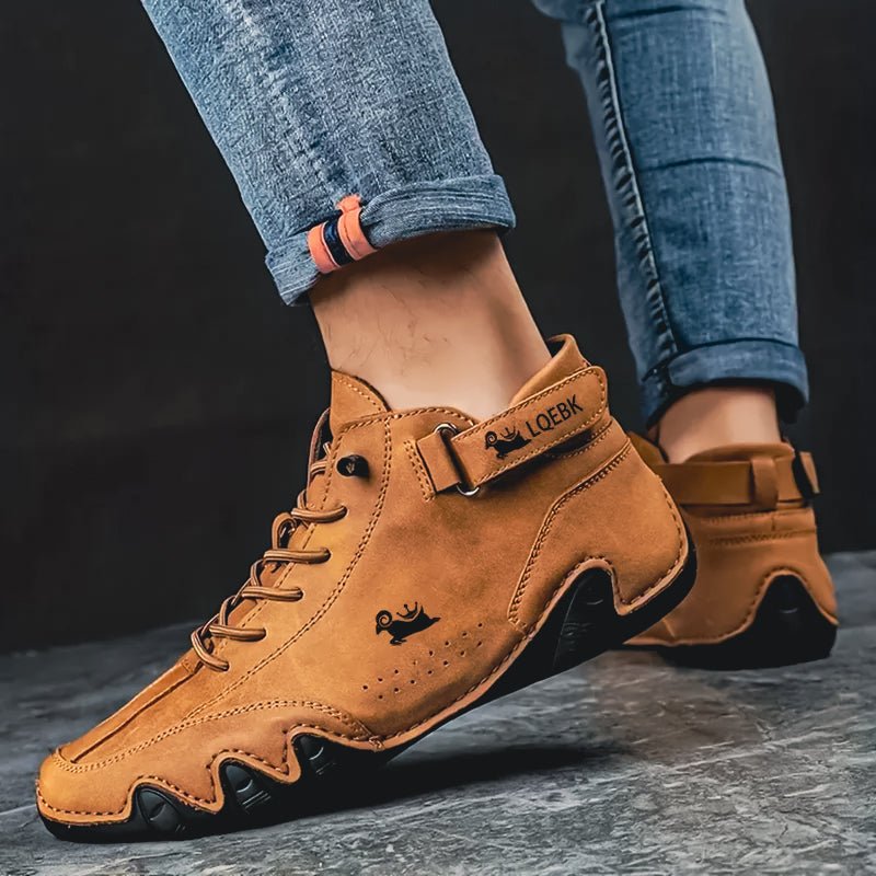 "Venetian" Genuine Leather Italian Shoes (Brown 6 (38 EU)) - | Zavonix
