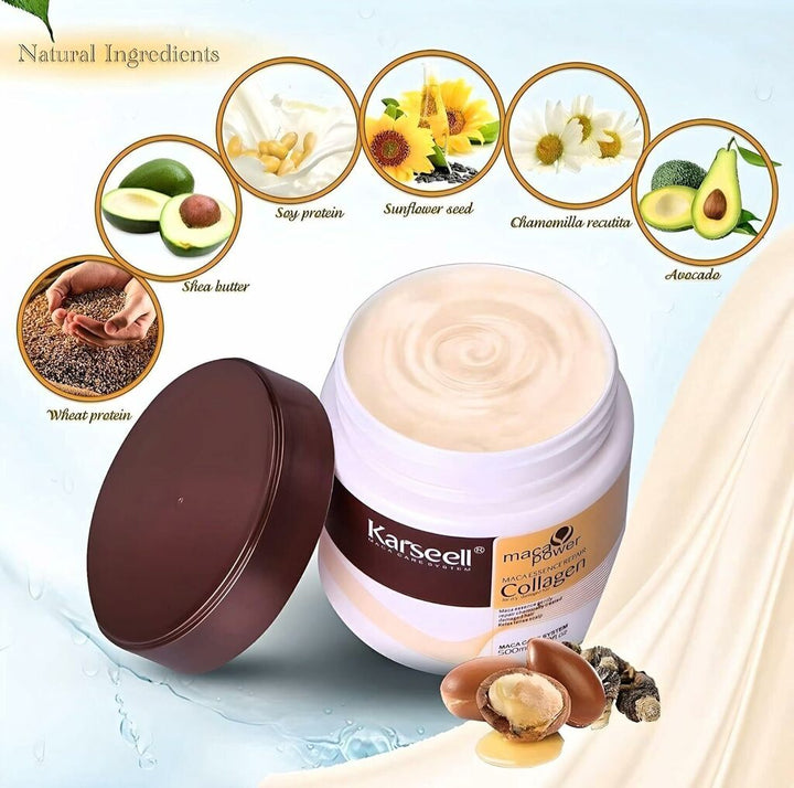 Collagen Hair Mask for Deep Hydration and Frizz Control | Hair Mask for Dry Hair - 4