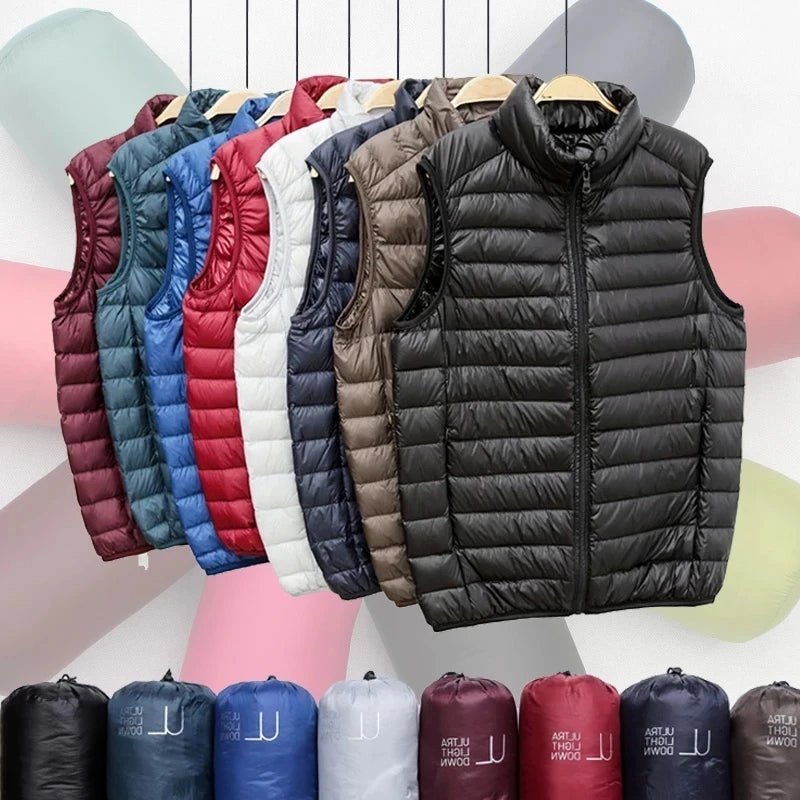 Ventura Foldable Down Gilet Packable Vest (Black XXS) - | Zavonix