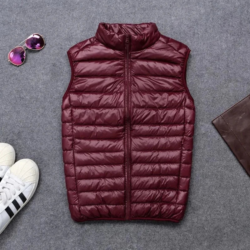 Ventura Foldable Down Gilet Packable Vest (Black XXS) - | Zavonix