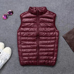 Ventura Foldable Down Gilet Packable Vest (Green XXS) - | Zavonix