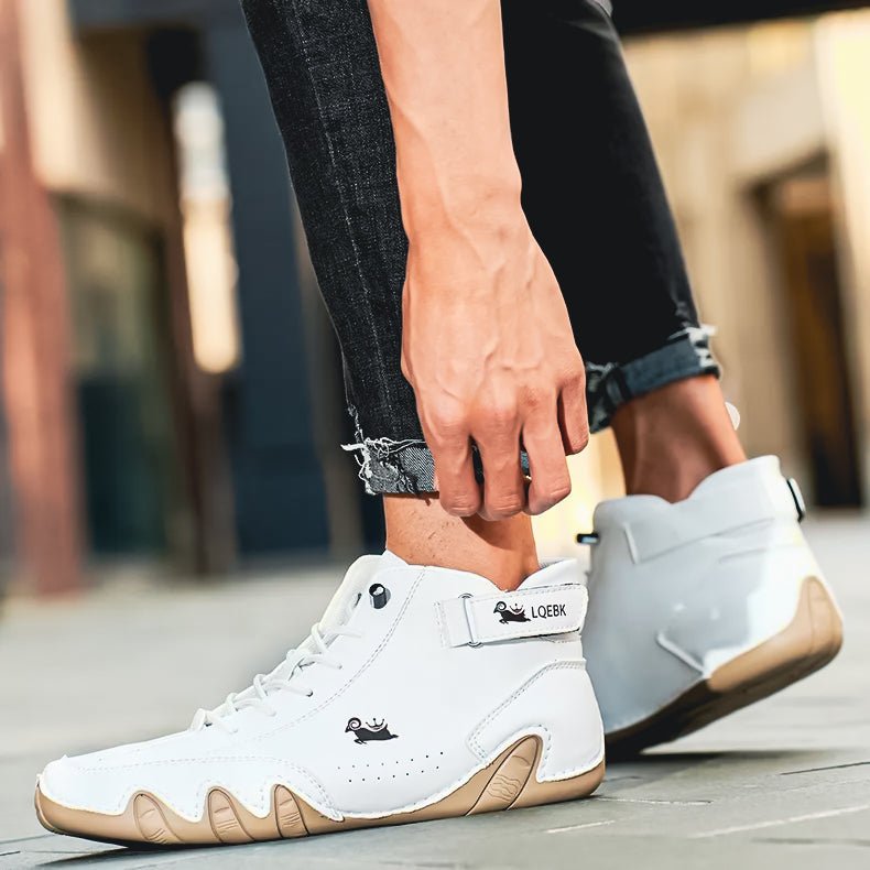 "Venetian" Genuine Leather Italian Shoes (White 6 (38 EU)) - | Zavonix