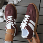 Summer Vintage Sneakers (Plum White US 6 / EU 38) - | Zavonix