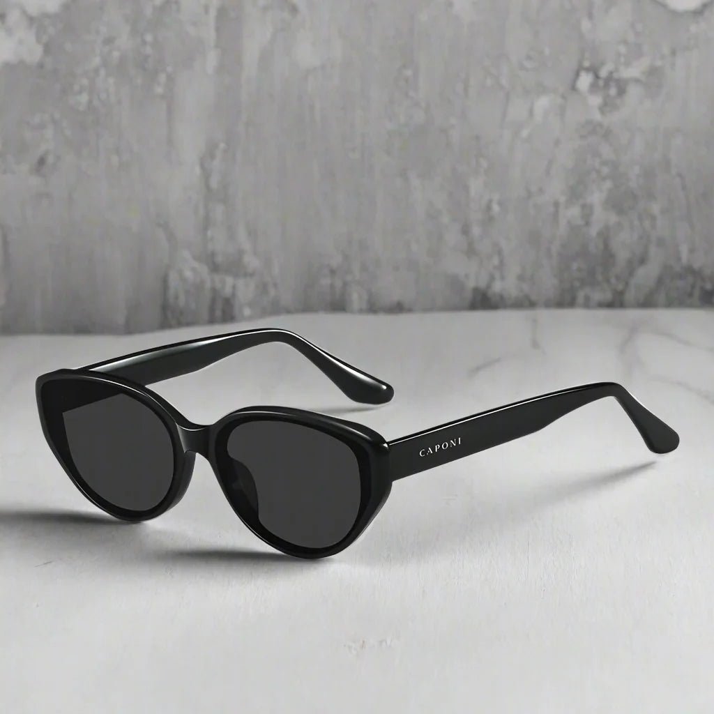 "Valentina" Polarized Sunglasses (Black ) - Sunglasses | Zavonix