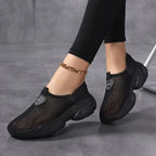 Wedge Slip - On Sandals — Comfortable PU Sandals with Stable Heel (Purple 42) - | Zavonix