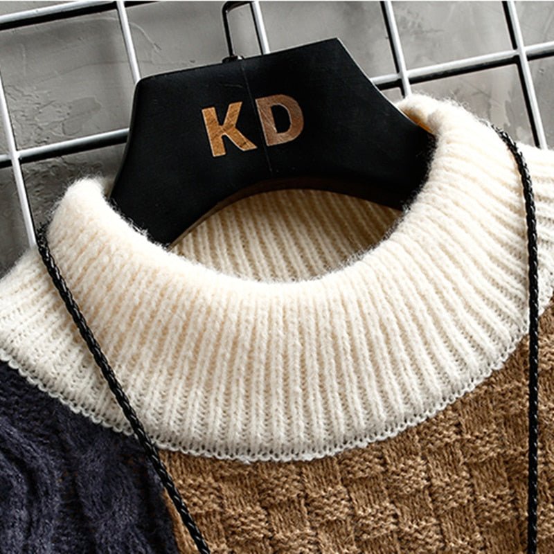 Vercelli Pullover - Knitted Sweater (Dark S) - | Zavonix