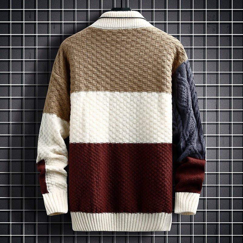 Vercelli Pullover - Knitted Sweater (Dark S) - | Zavonix