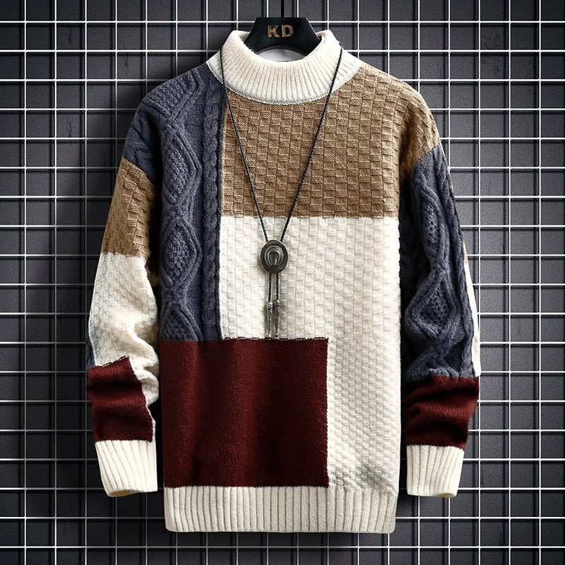 Vercelli Pullover - Knitted Sweater (Light S) - | Zavonix