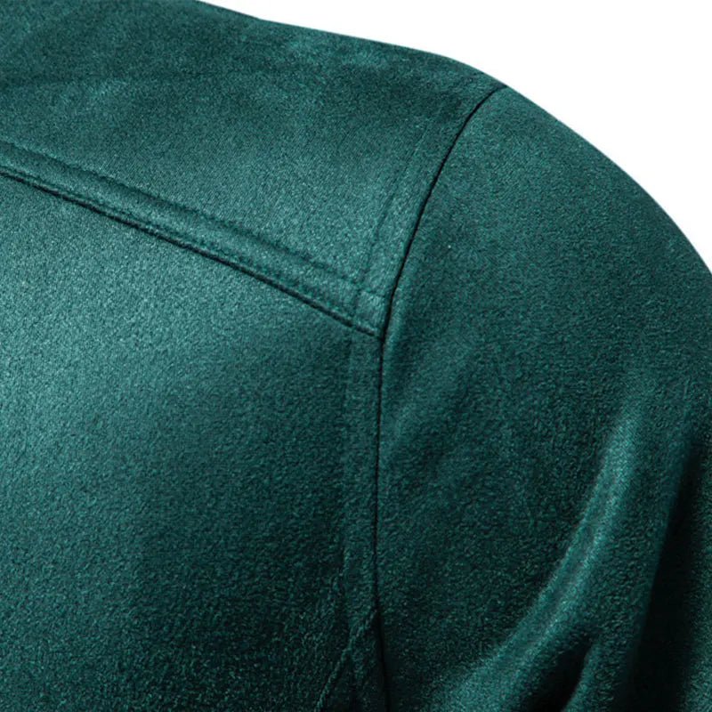 "Verde Milano" Faux Leather Jacket (Green S) - Jacket | Zavonix
