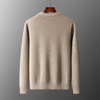 Velora — Men’s Premium Cashmere Jacket with Cozy Fit (Beige S) - | Zavonix