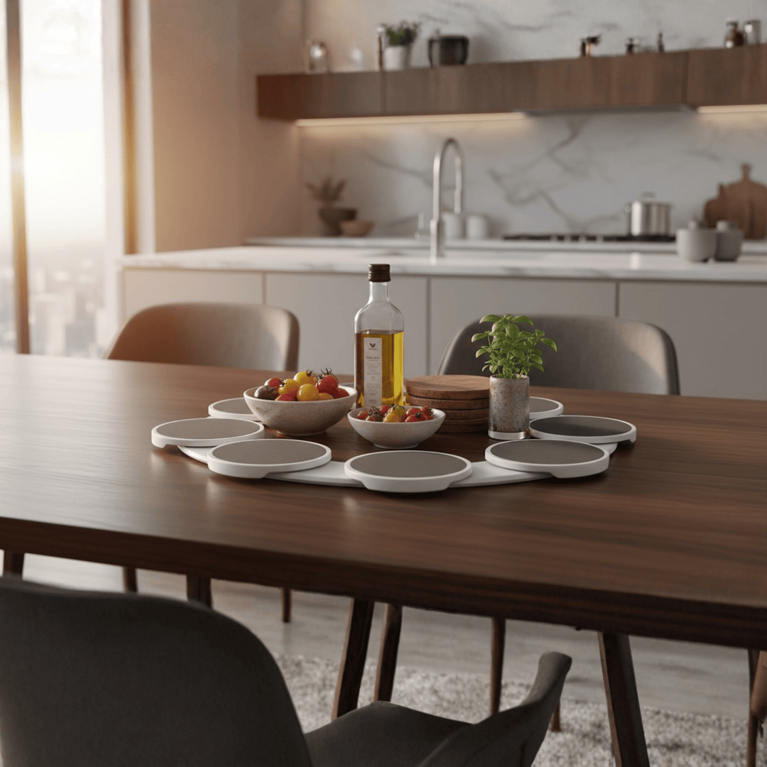 Vero Turntable | Ultra-Smooth 360° Rotation, Non-Slip Surface