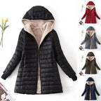 "Verona" Quilted Fleece - Lined Winter Coat (Green S) - Jacket | Zavonix