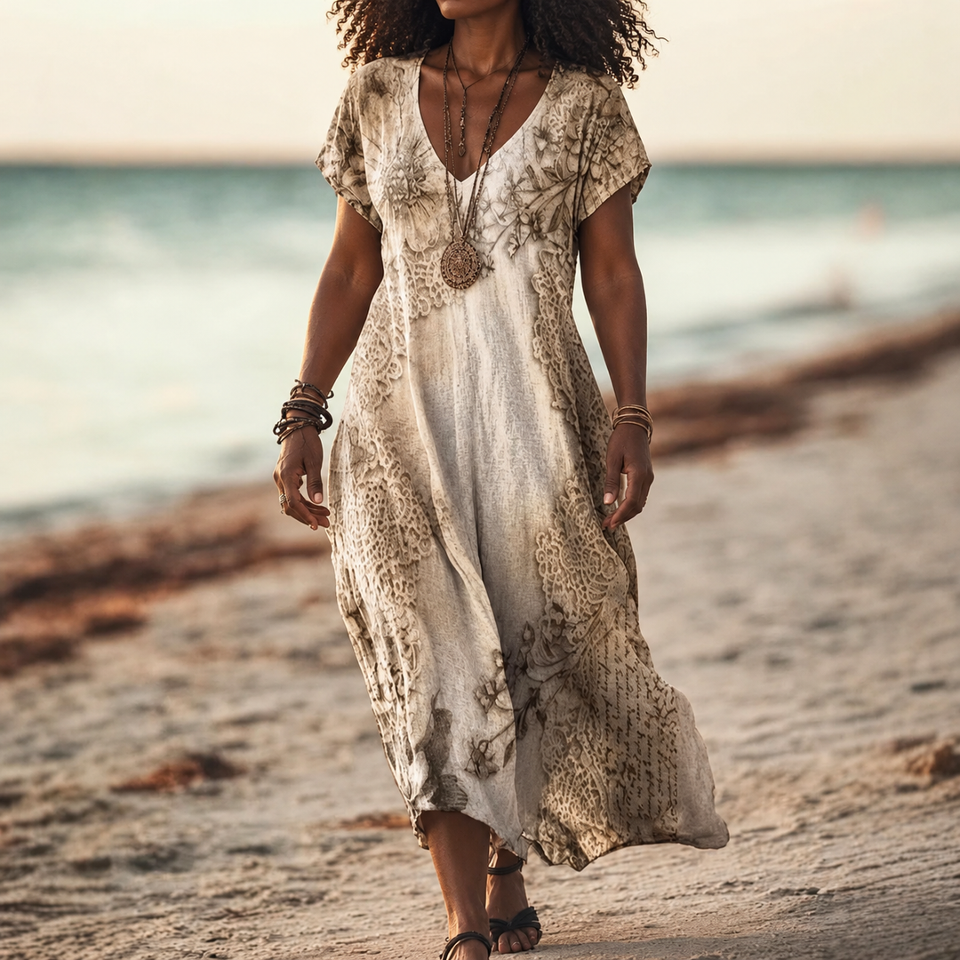 Vesanthe Printed Maxi Dress product image 7
