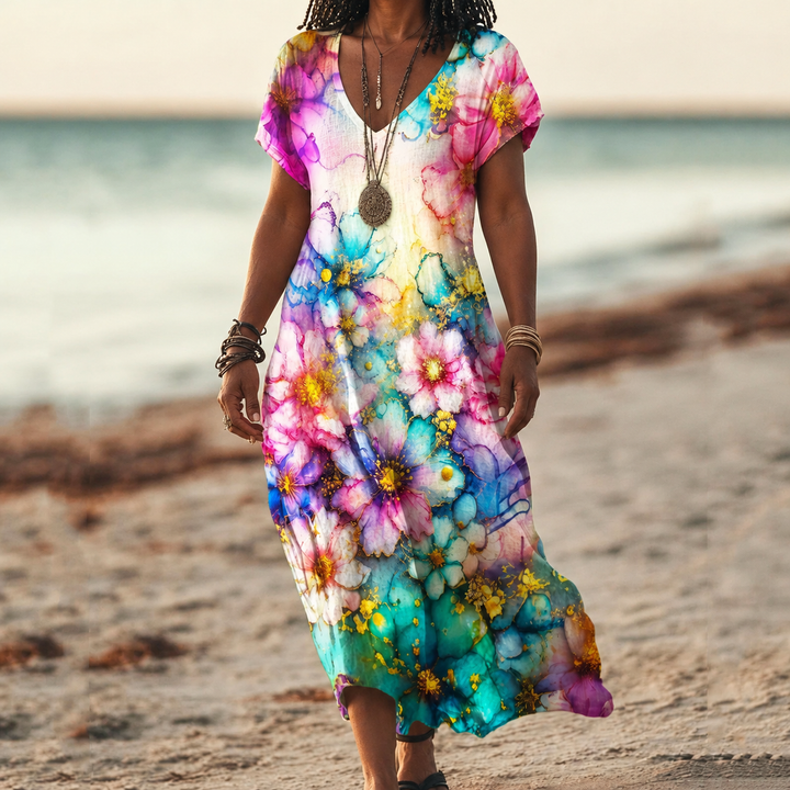 Vesanthe Printed Maxi Dress product image 11