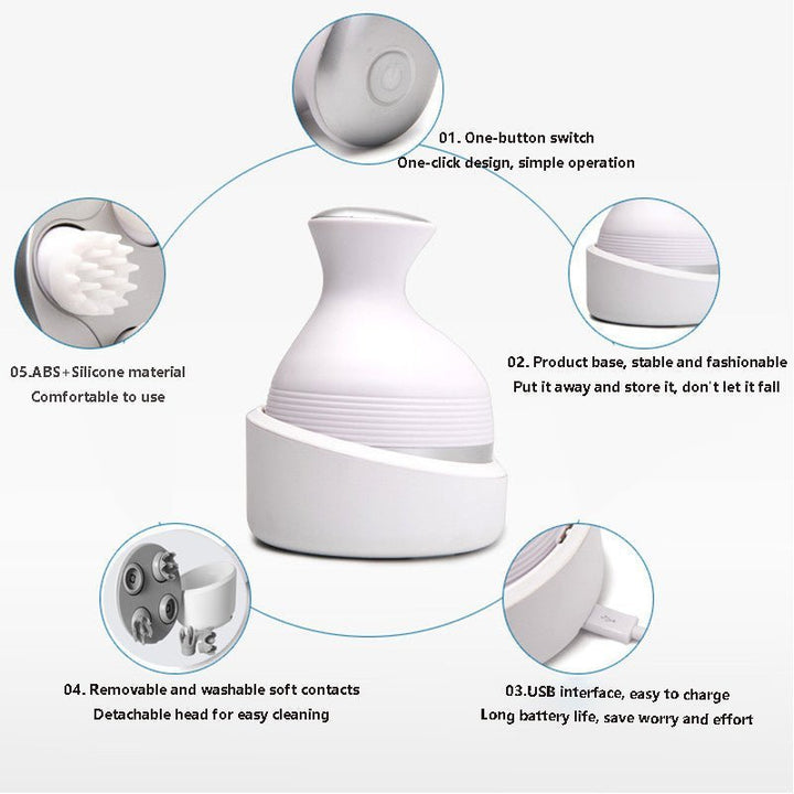 Vesilo — Dual-Use Electric Head Massager for Pets and Humans