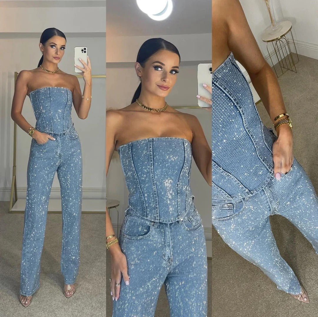 Vesper Sequin Denim Set product image 11