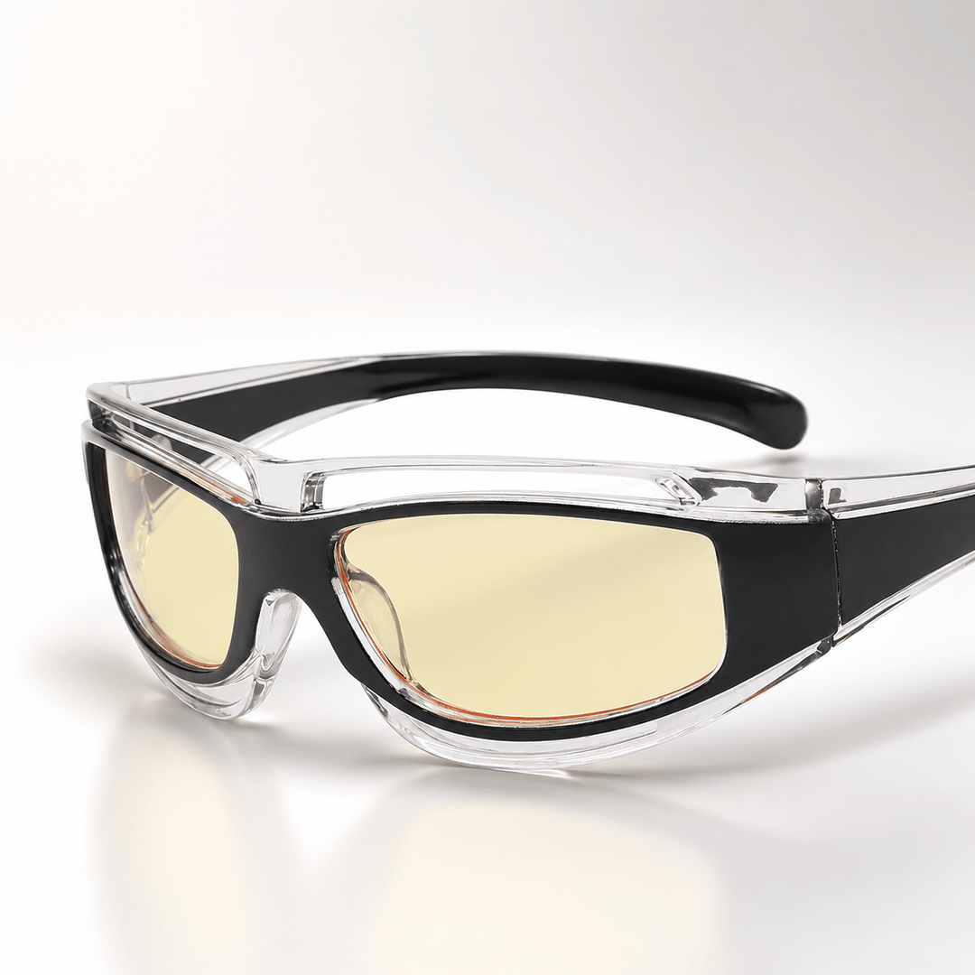 Vesper Wrap Sunglasses Yellow image 1