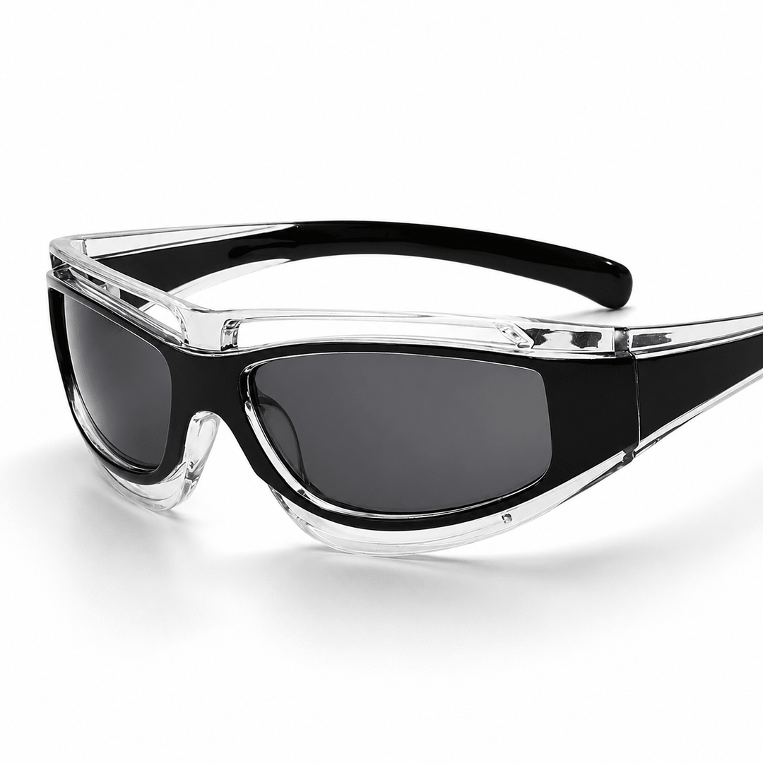 Vesper Wrap Sunglasses Black image 4