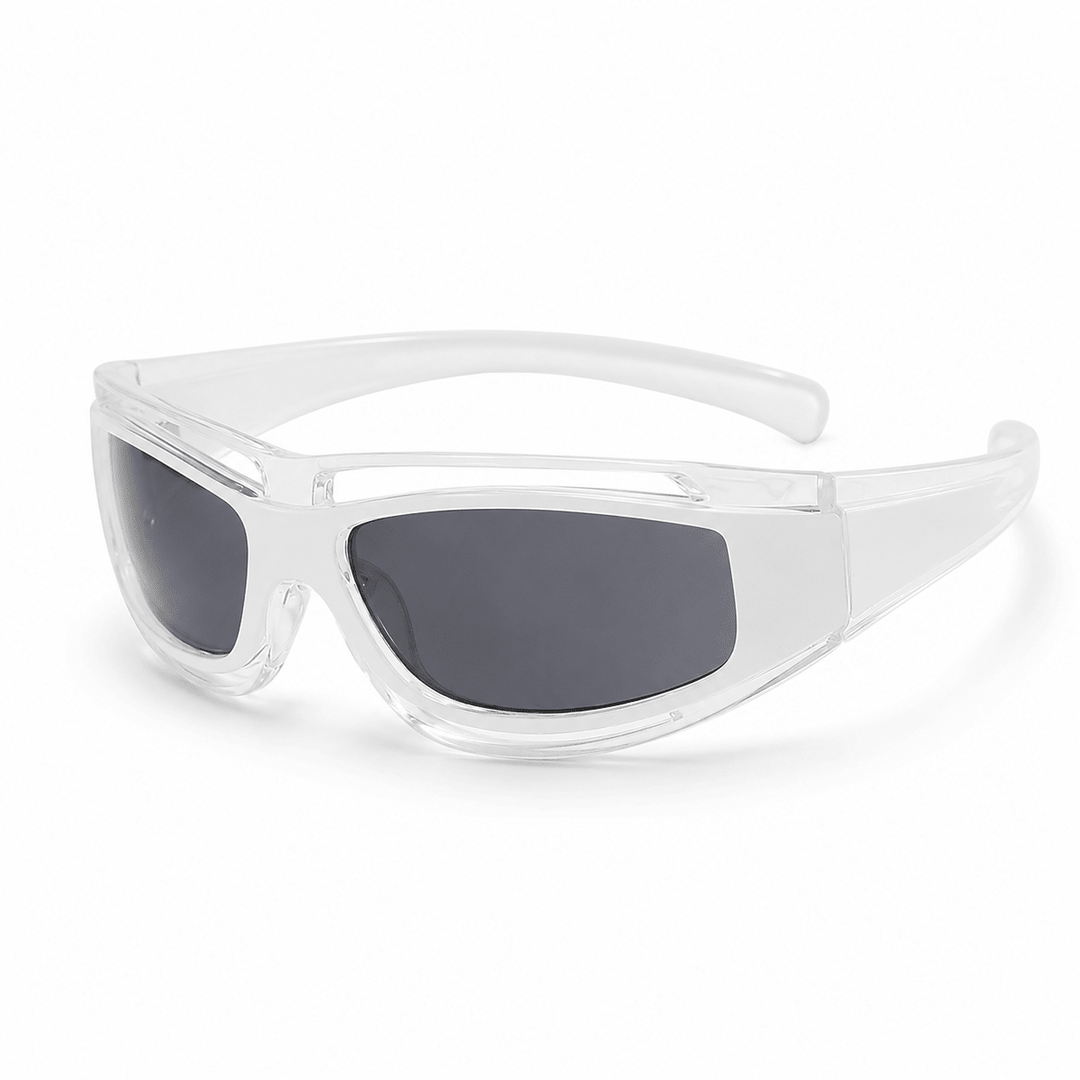Vesper Wrap Sunglasses White image 5