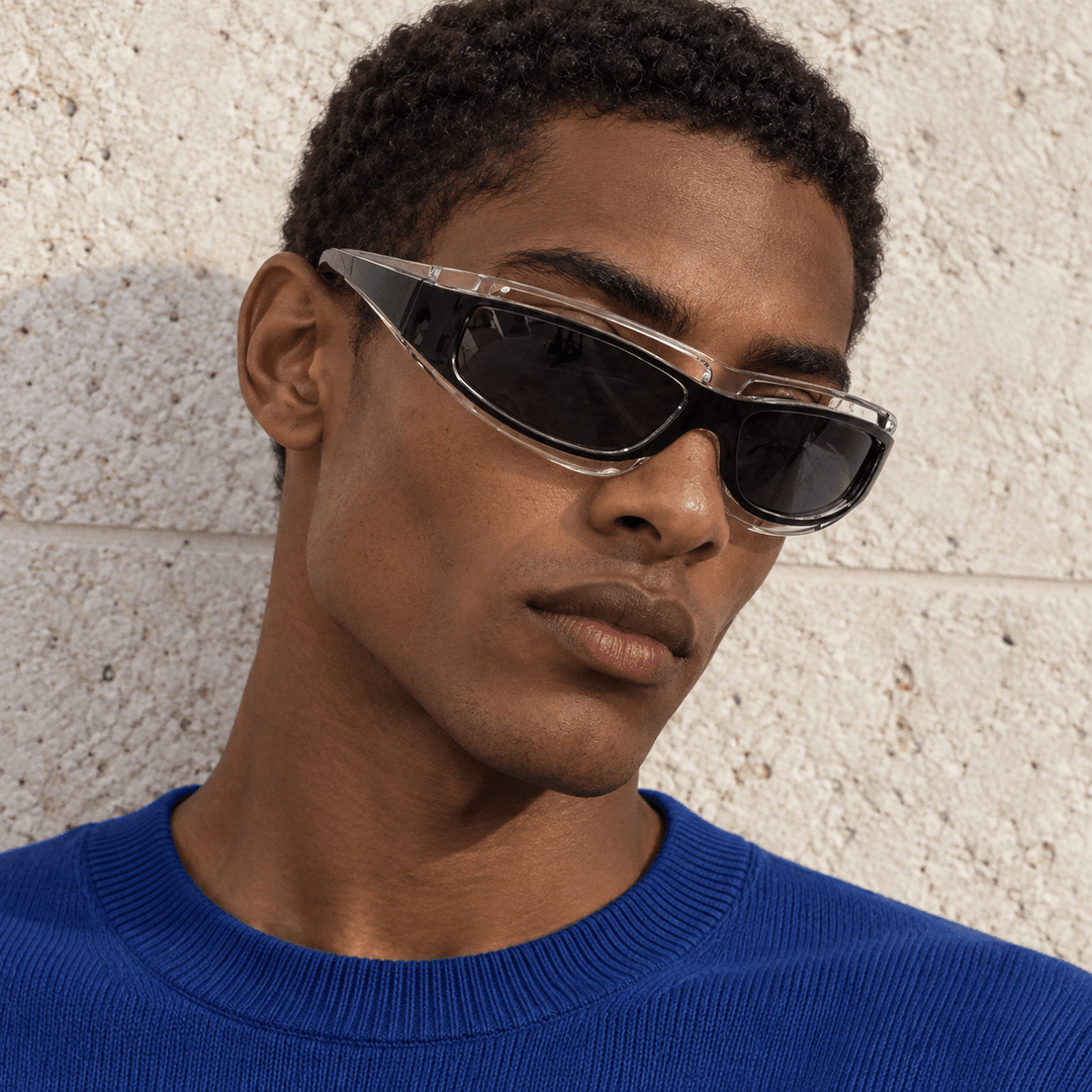Vesper Wrap Sunglasses Black image 6