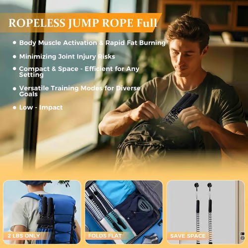 Vetrax Training Ropes | Compact Full-Body Fitness Equipment for Home Gym