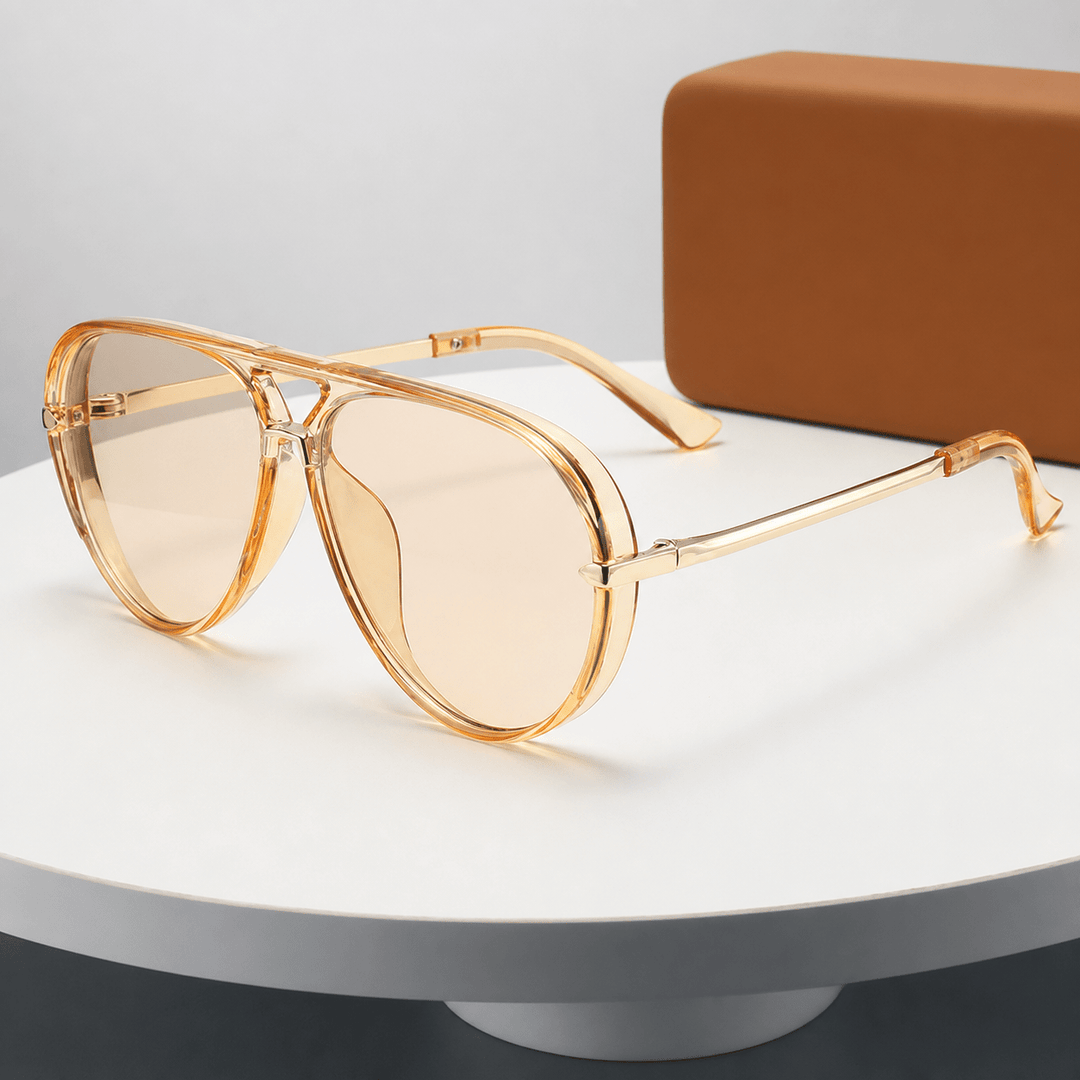 Veyran Gradient Sunglasses in Amber