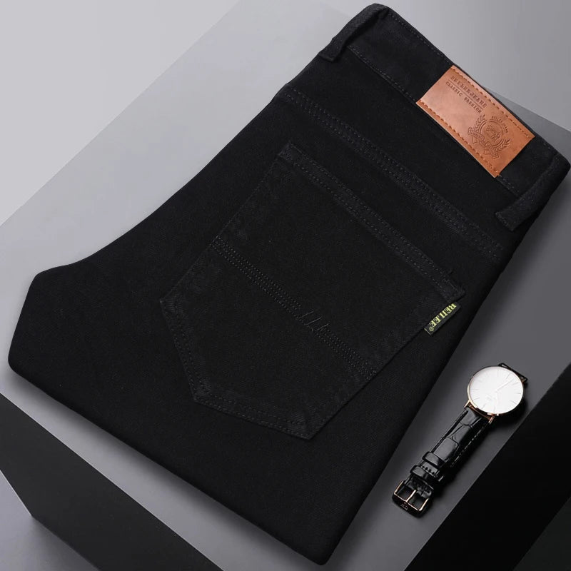 "Vibrant" Denim Jeans (Black 28) - | Zavonix