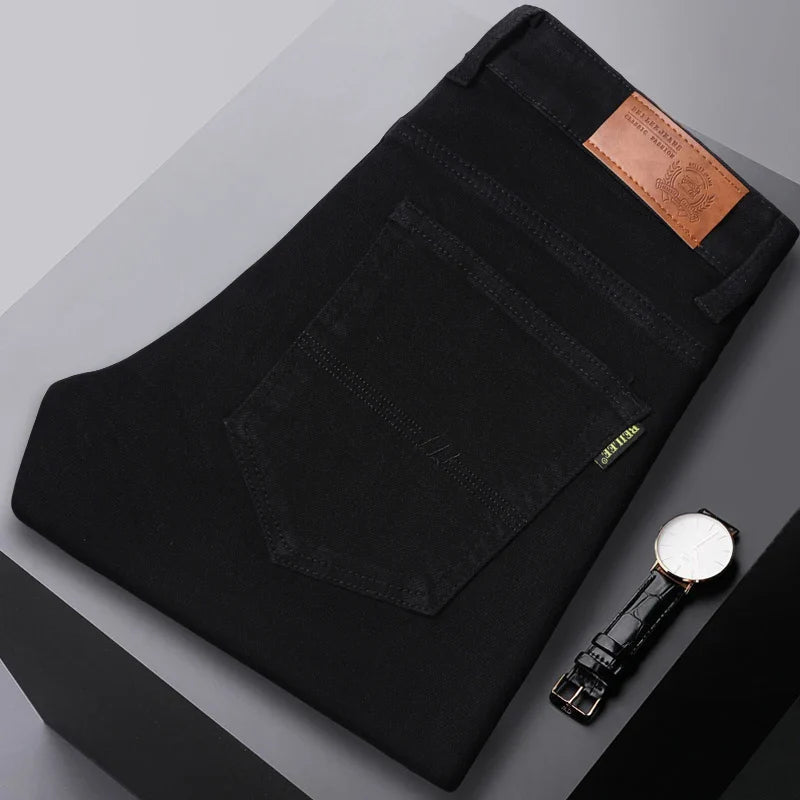 "Vibrant" Denim Jeans (Black 28) - | Zavonix