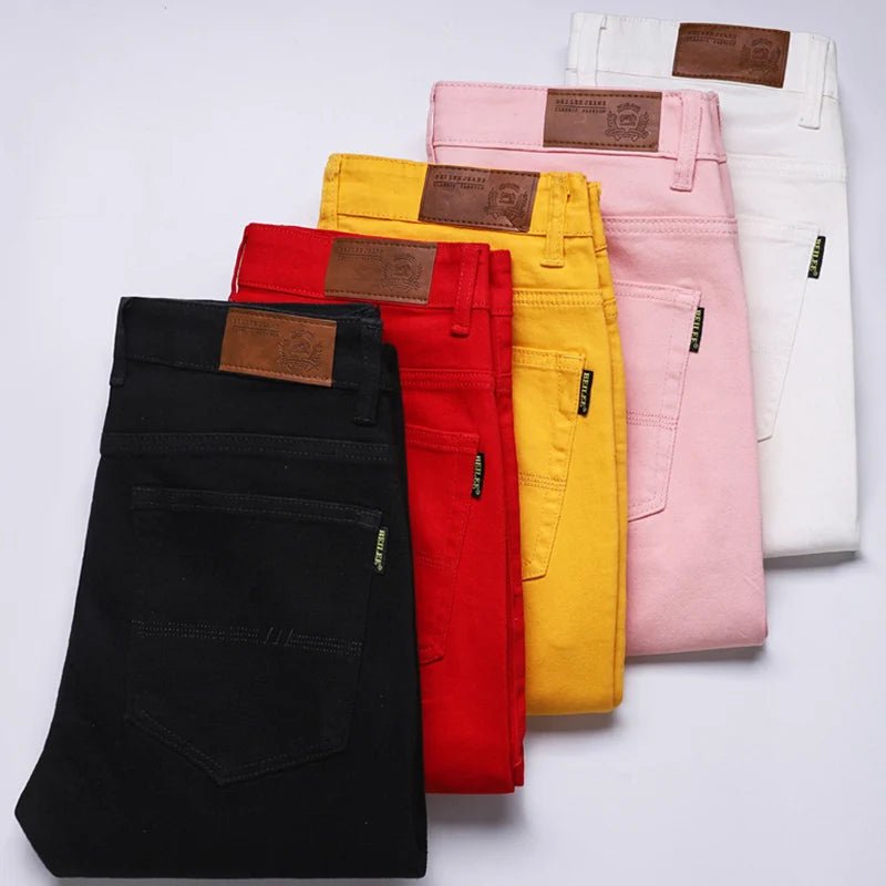 "Vibrant" Denim Jeans (Pink 28) - | Zavonix