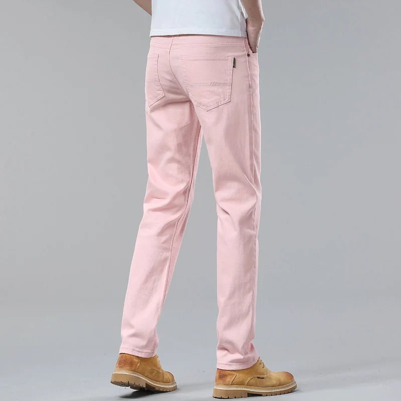 "Vibrant" Denim Jeans (Pink 28) - | Zavonix
