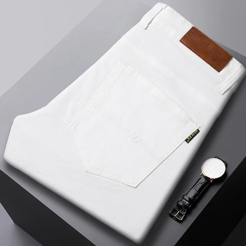 "Vibrant" Denim Jeans (White 28) - | Zavonix